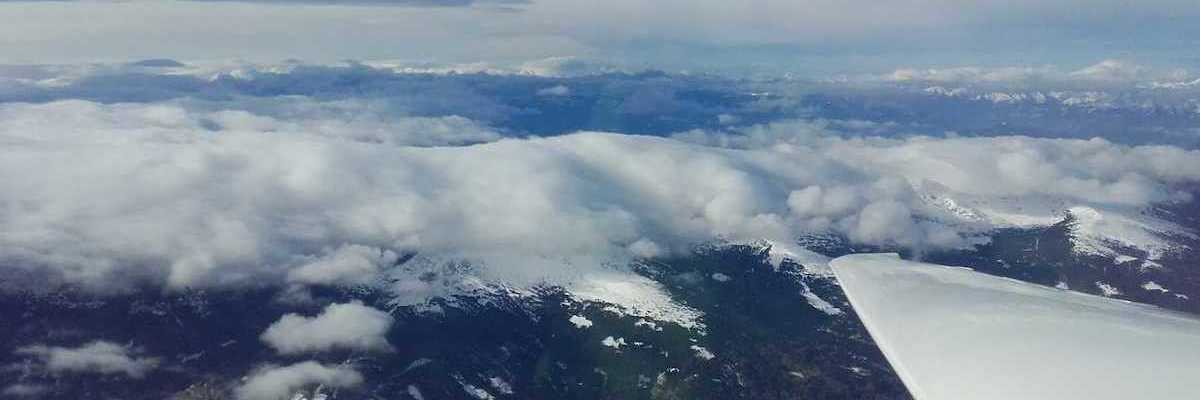 Flugwegposition um 10:32:35: Aufgenommen in der Nähe von Amering, Österreich in 3538 Meter
